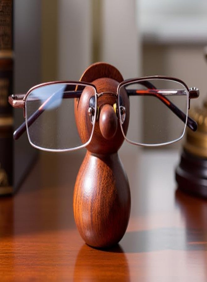 RGrandsons Handmade Wooden Spectacle Specs Eyeglass Holder Stand Display Stand nud Shape. - Image 2