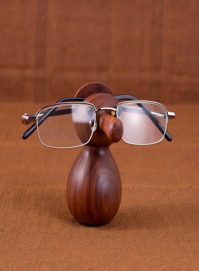 RGrandsons Handmade Wooden Spectacle Specs Eyeglass Holder Stand Display Stand nud Shape. - Image 3