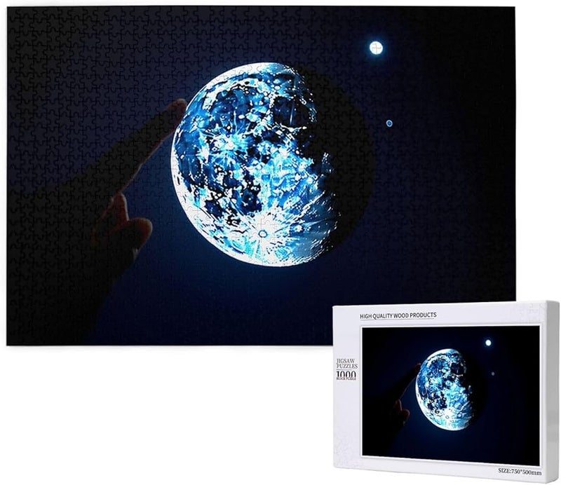 لغز فايا مون تحت الإصبع 1000 قطعة للبالغين ديكور منزلي 29.5 × 19.7 بوصة - Image 2