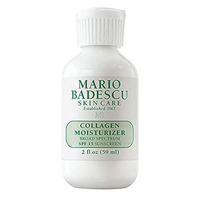 Mario Badescu Collagen Face Moisturizer for Women and Men with SPF 15 for Combination & Sensitive Skin, Daytime Moisturizer Face Cream with Collagen & Cottonseed Oil - Image 1