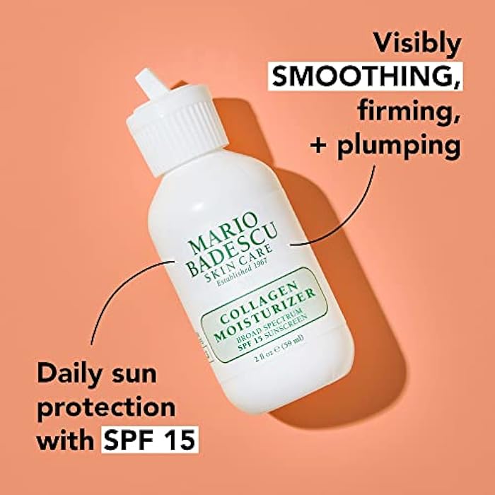 Mario Badescu Collagen Face Moisturizer for Women and Men with SPF 15 for Combination & Sensitive Skin, Daytime Moisturizer Face Cream with Collagen & Cottonseed Oil - Image 3