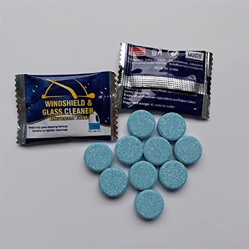 NIMIT SALES Car Windshield Glass Concentrated Washer Tablets Solid Car Effervescent Tablets Glass Solid Wiper Cleaning Tablets for Car Kitchen Window (50) - Image 5