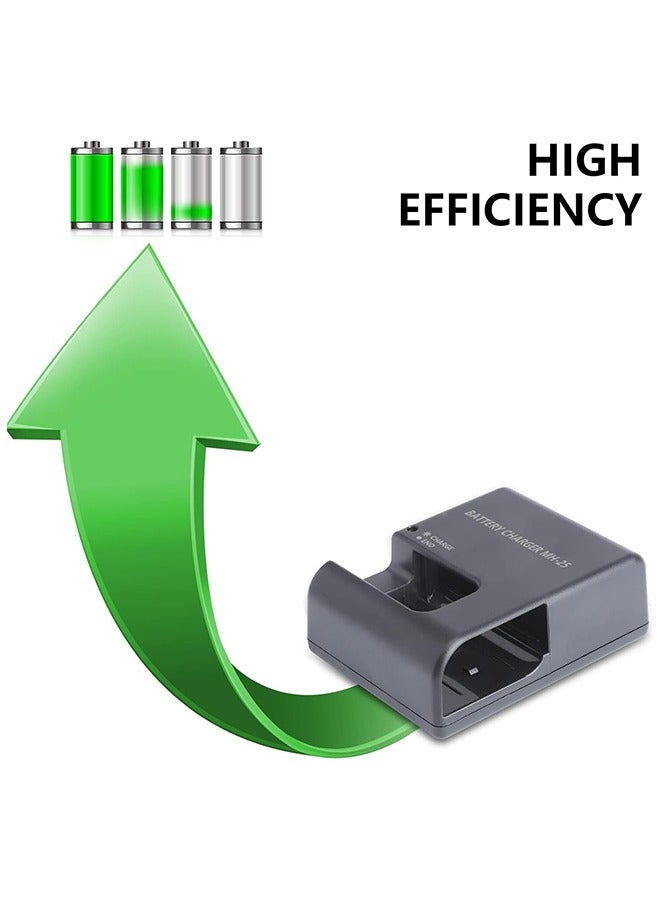 MH-25 Quick Charger for Nikon Camera Battery:MH-25a EN-EL15 EN-EL15a EN-EL15b EN-EL15c EP-5B D500 D600 D610 D750 D780 D800 D800E D810 D810A D850 D7000 D7100 D7200 D7500 Coolpix Z5 Z6 Z6 II Z7 Z7II V - Image 2