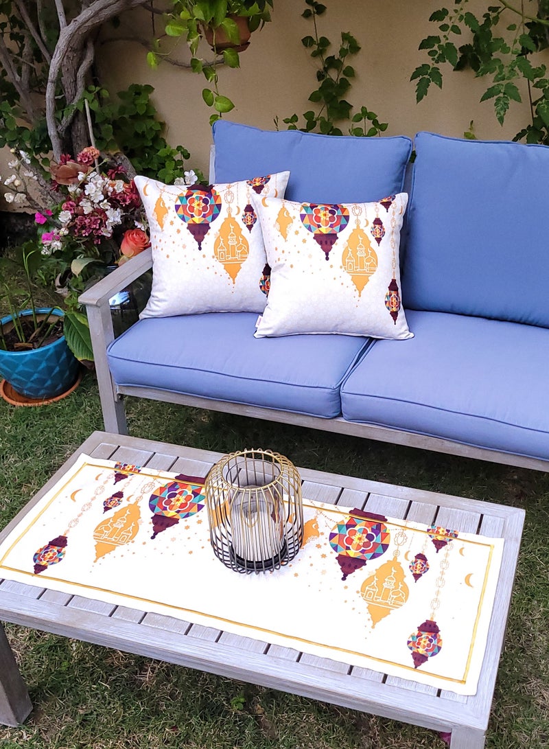 Alwan Set of 2 Ramadan Kareem Cushion Covers - Image 3