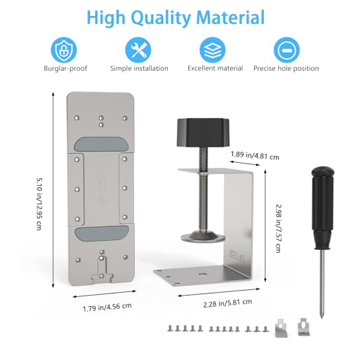 VOMENC AntiTheft Doorbell Mount Compatible with AOSU Video Doorbell Ultra V8s1ax11Pro V8p1ax11SE V8e2ca11 NoDrill Installation Video Doorbell Bracket Accessories - Image 3
