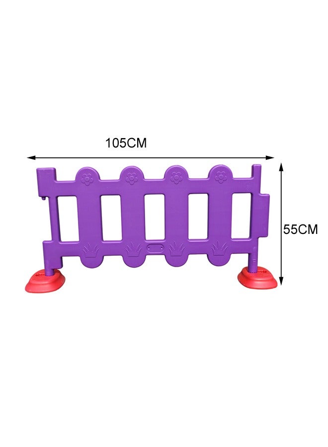 4-Piece Portable Plastic Fence Children Playground Playpen