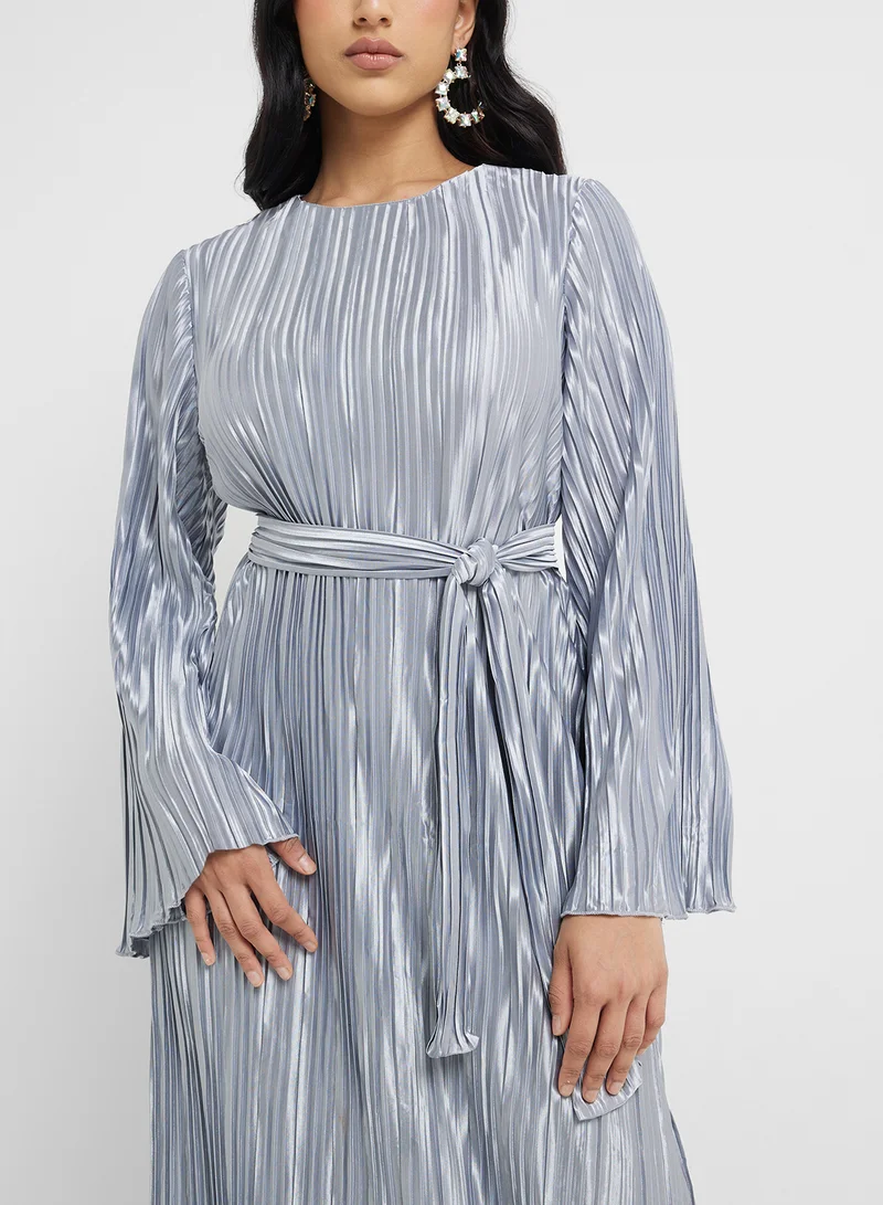 Khizana Pleated Maxi Dress