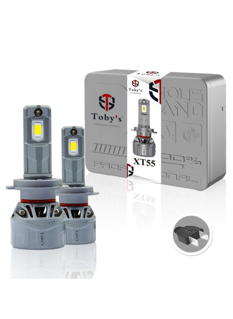 Tobys XT55 H7 2 Pieces Car LED Headlight Original 55W/piece Power 5500/piece Lumens With Color Temperature 6500K