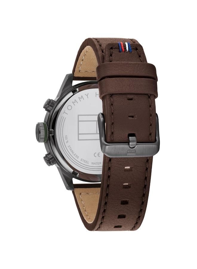 TOMMY HILFIGER Tommy Hilfiger Leather Chronograph Watch 1791809 + Tommy Wallet  - Image 3