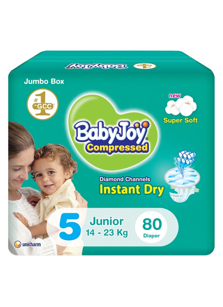 Compressed Diamond Buy BabyJoy Compressed Diamond Pad Size 5 Diaper Junior 14-23 Kg Jumbo ...