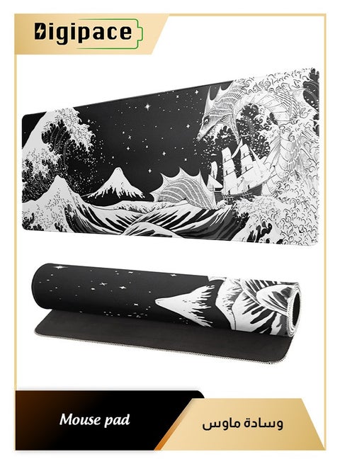 Large Desk Mouse Pad, Waterproof Gaming Mouse Pad,Gaming Mouse Pad, XXL Desk Mat,Non-Slip Desk Mat, XL Gaming Mouse Pad, Thick Rubber Desk Pad Mouse Pad,mouse pad 800×300
