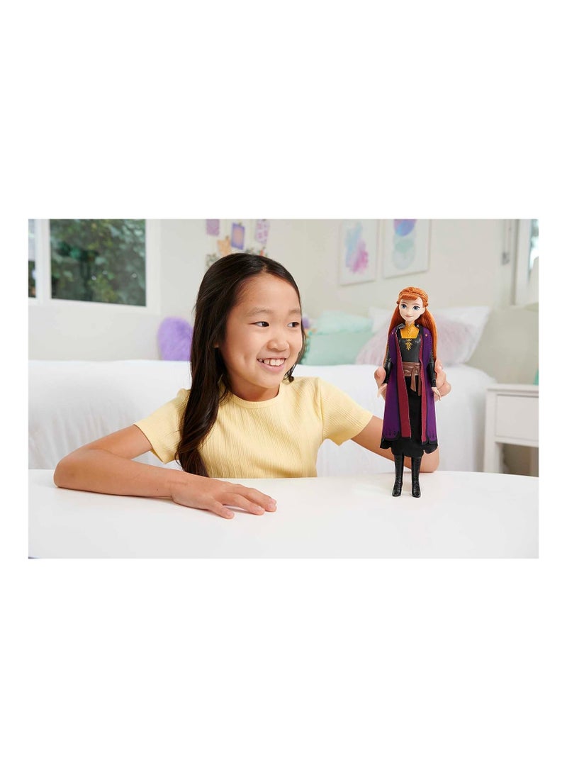Disney FROZEN Disney Frozen 2 Anna Fashion Doll with Signature Clothing  - Image 2