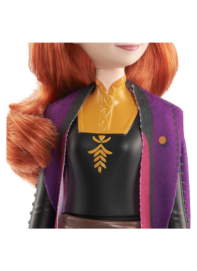 Disney FROZEN Disney Frozen 2 Anna Fashion Doll with Signature Clothing  - Image 5