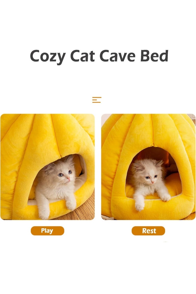 A.M Cat and Kitten House, Indoor Cat and Kitten House with Removable and Washable Cushion, Tent for Cats and Small Animals - Image 2