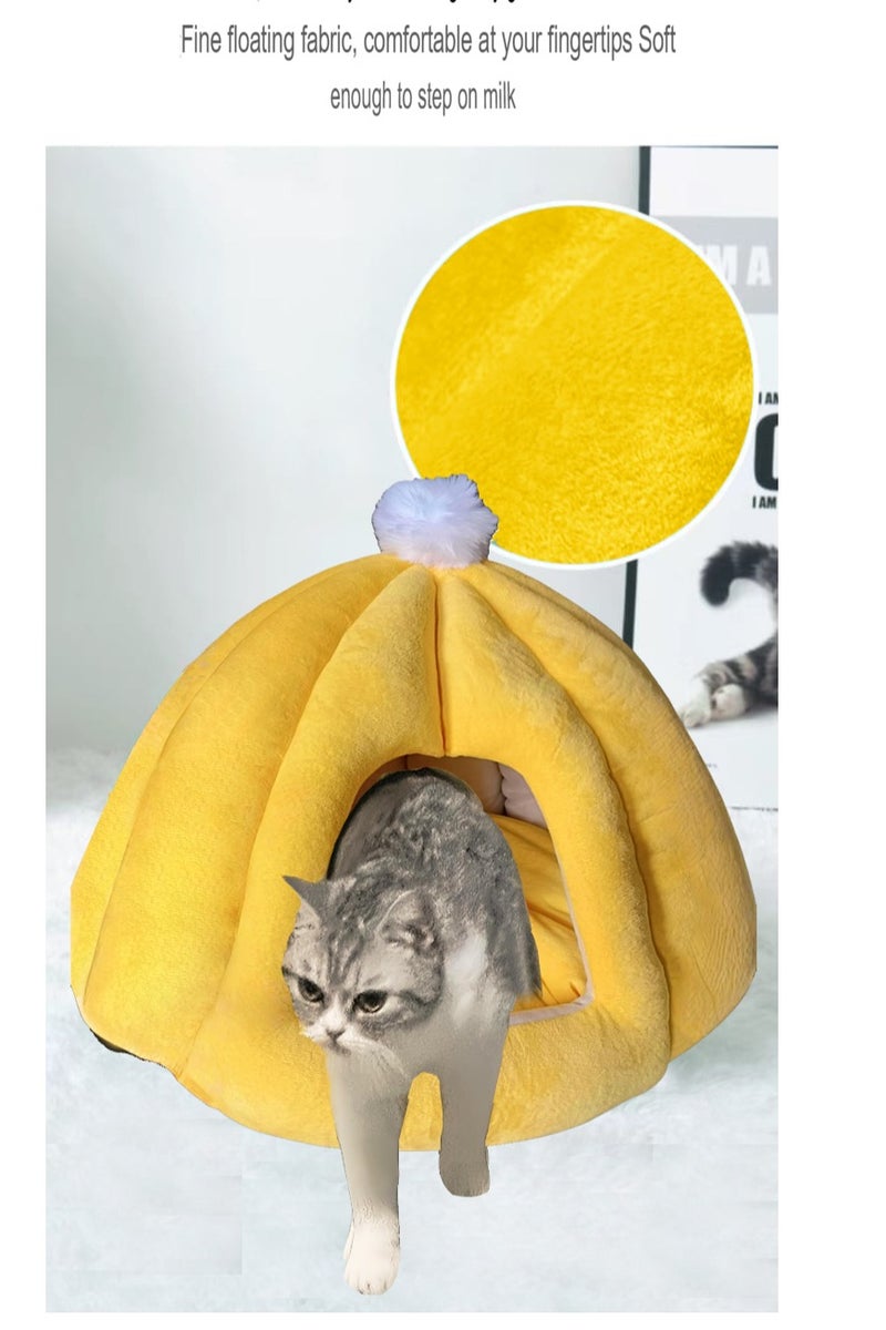 A.M Cat and Kitten House, Indoor Cat and Kitten House with Removable and Washable Cushion, Tent for Cats and Small Animals - Image 5