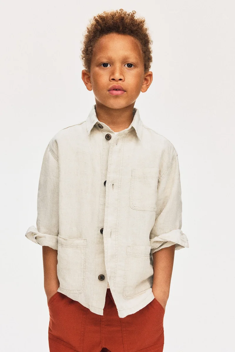 H&M Linen overshirt