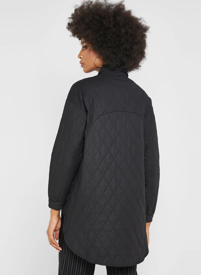 ELLA Longline Padded Coat