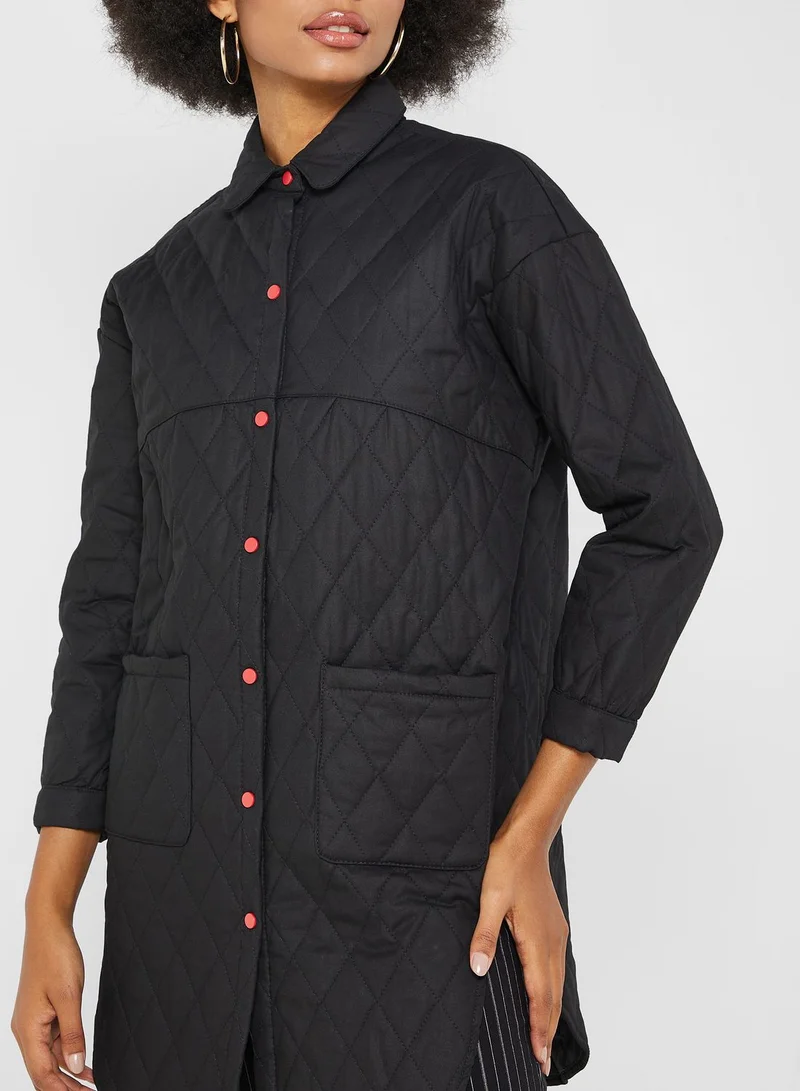 ELLA Longline Padded Coat