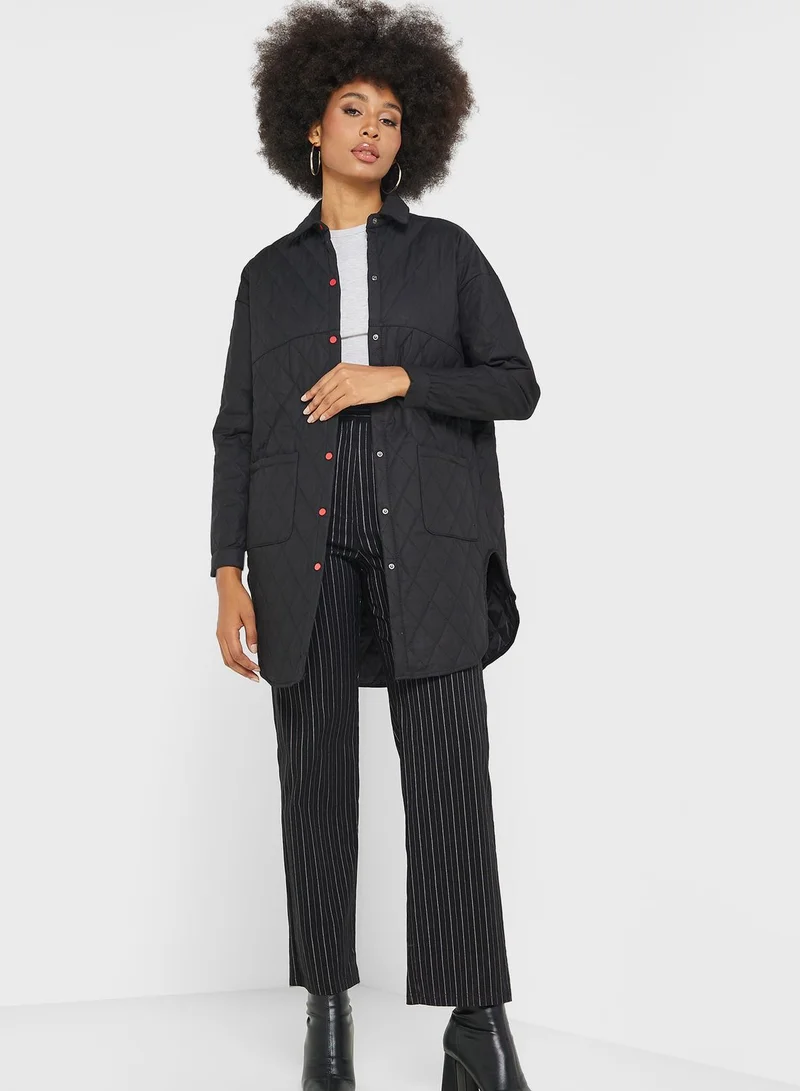 ELLA Longline Padded Coat