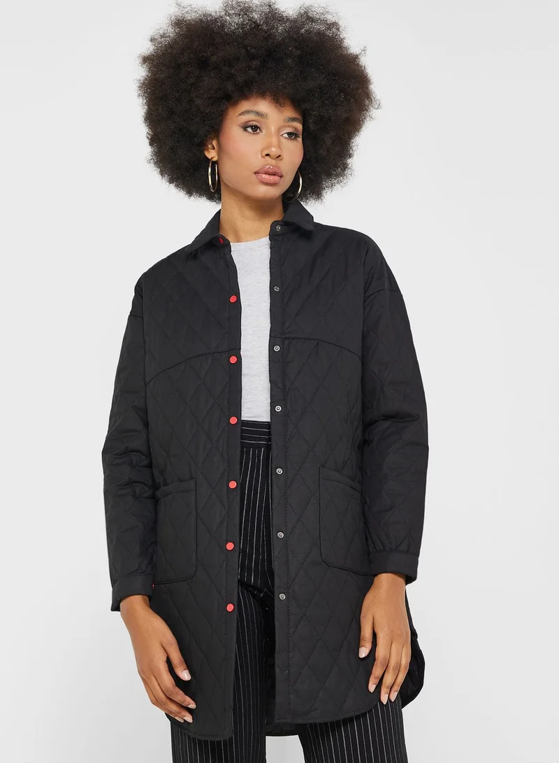 ELLA Longline Padded Coat