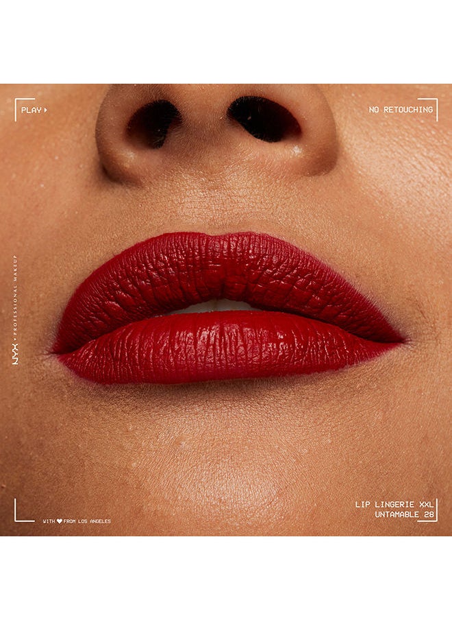 NYX PROFESSIONAL MAKEUP - أحمر شفاه سائل غير لامع مقاس XXL من ليب لانجري - Image 1