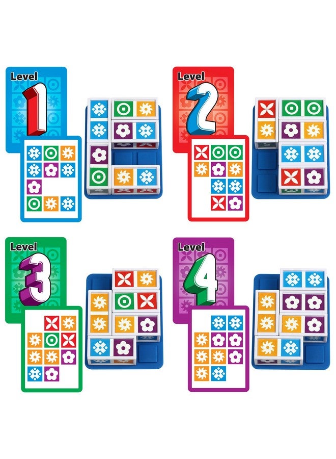 Funwares Match Frenzy: Portable Snap-On Pattern Matching Puzzle Games, Fun Family Mini Board Games For All Ages, Perfect For Travel & Home Play, Road Trip Activities For Kids And Adults, 1-4 Players - Image 2