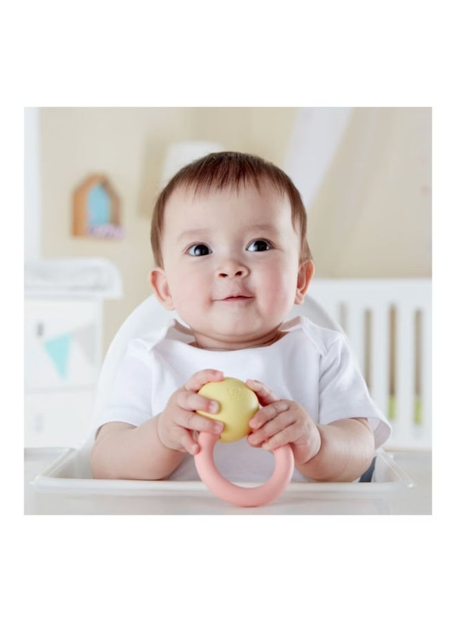 Hape Ring Rattle | Rattle and Shake Toy For Babies, Soft Colors - Image 2