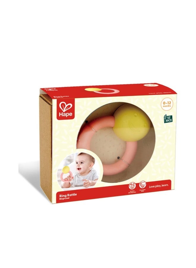Hape Ring Rattle | Rattle and Shake Toy For Babies, Soft Colors - Image 3