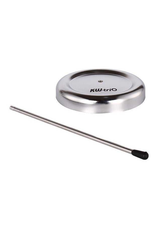 Kw-trio All Metal Straight Rod Desk Receipt Holder Spike Stick Bill Notes Paper Memo Fork Check Spindle Restaurant Ticket Holder with Protective Cover  - Image 2