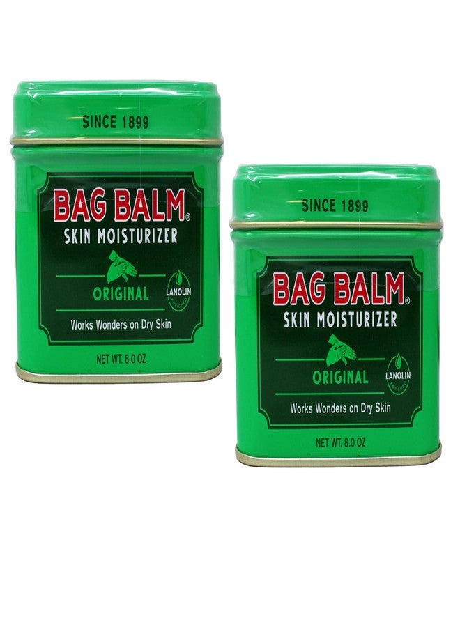 Bag Balm بلسم الحقيبة مرطب للبشرة - لليدين والجسم، 8 أونصات، 2 علبة - Image 1