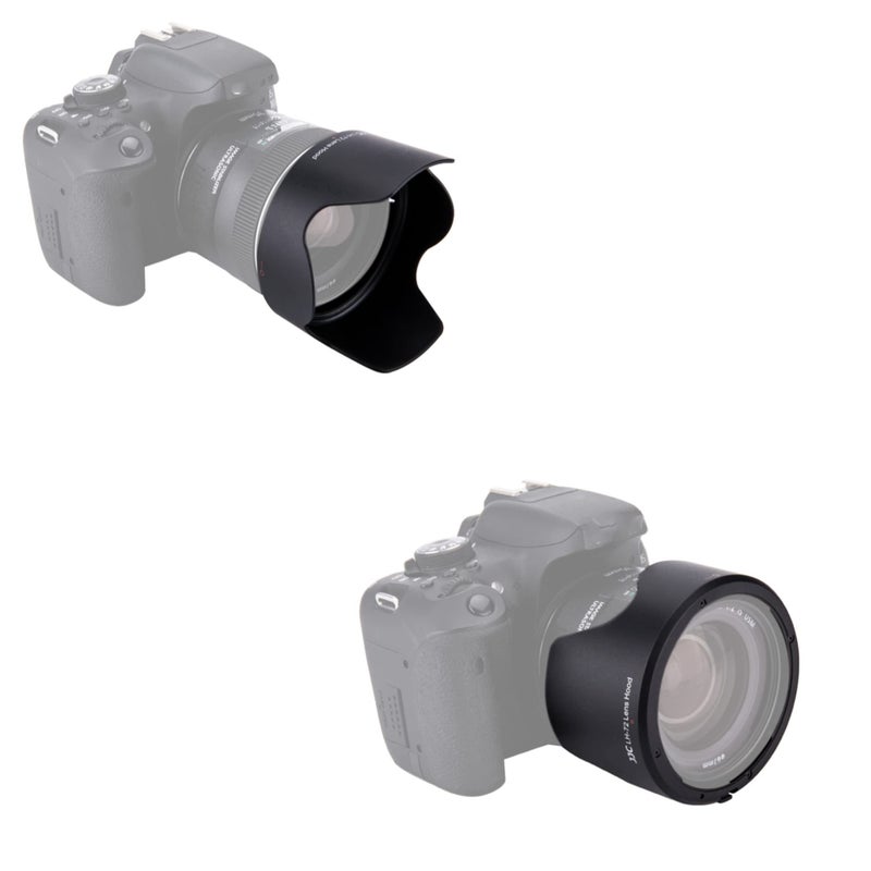 JJC Reversible Dedicated Lens Hood Shade Protector for Canon EF 35mm f/2 IS USM Lens, Replaces EW-72 on EOS 5D Mark IV, 6D II, 7D II, 5Ds R, 90D, 80D, 77D, Rebel T7i, T8i, T7, SL3 - Image 5