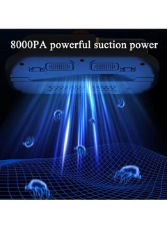 XIPH Bed Vacuum Cleaner Upgraded Cordless UV Vacuum Cleaner, Handheld deep Mattress Vacuum Cleaner, Effectively Cleans Bedding, Sofas, Carpets and Other Fabric Surfaces.  - Image 4