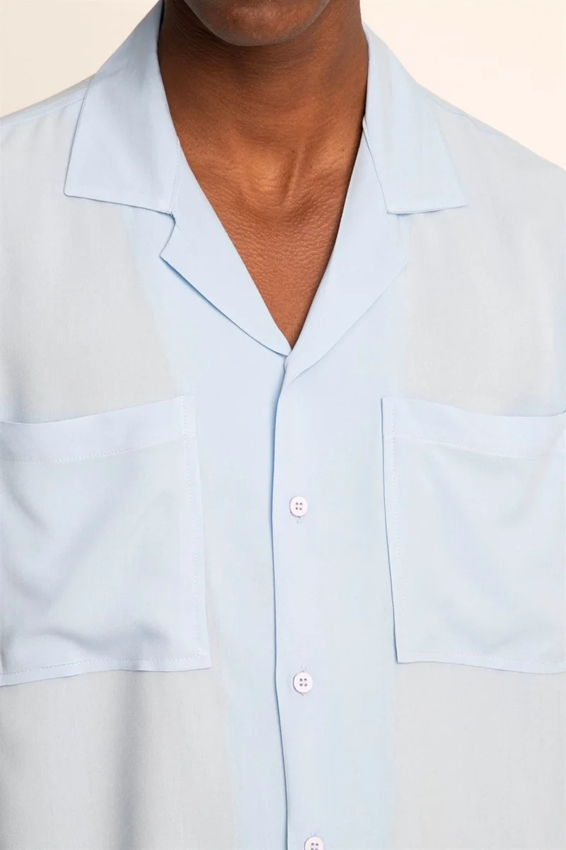 Tudors Relax Fit Short Sleeve Viscose Comfortable Fabric Open Collar Sports Shirt