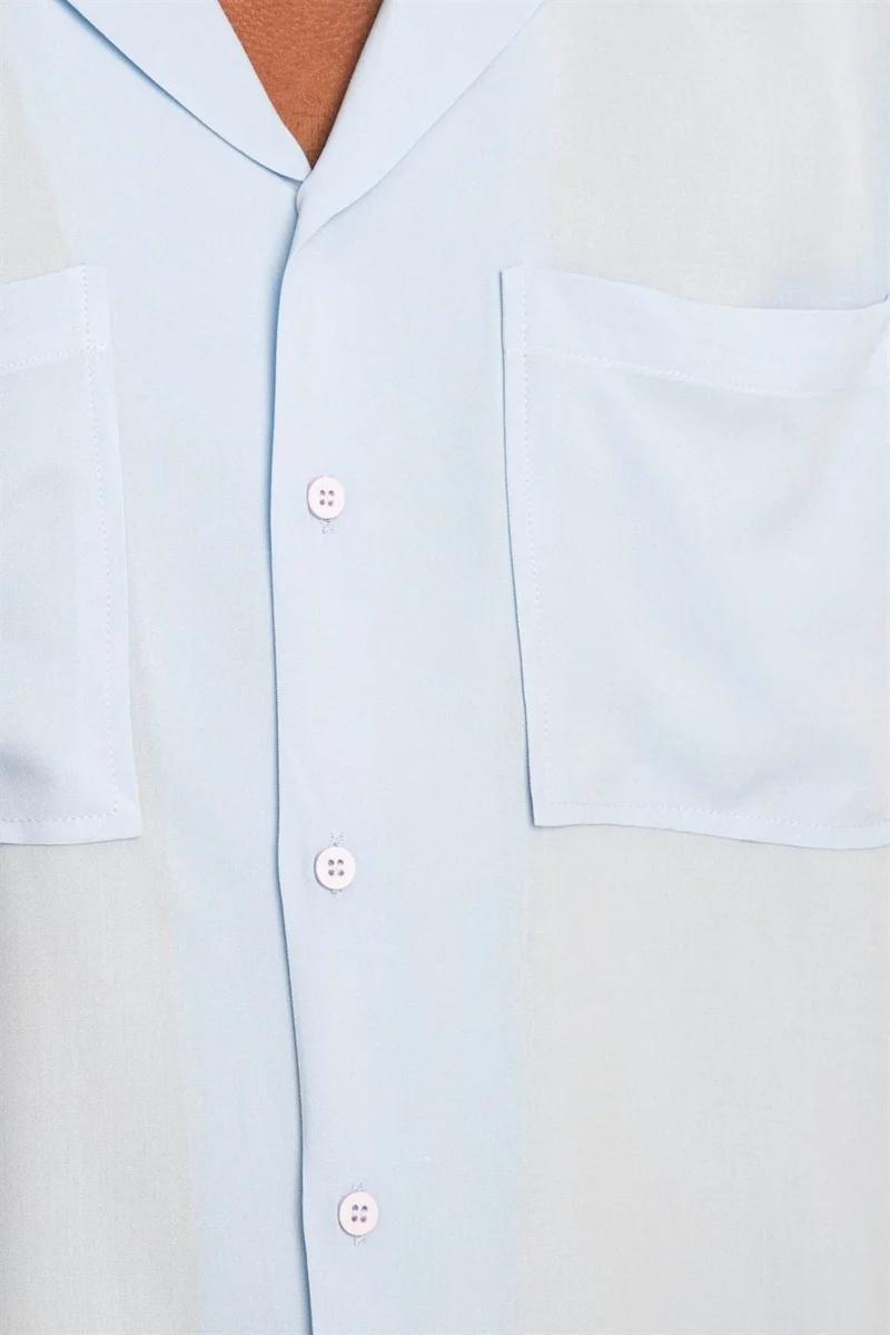 Tudors Relax Fit Short Sleeve Viscose Comfortable Fabric Open Collar Sports Shirt