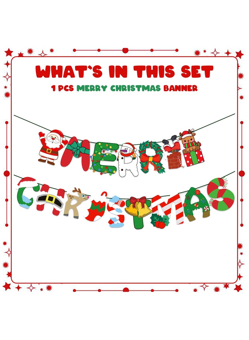 Highland Merry Christmas Banner Decorations - Image 2