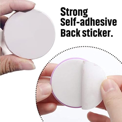 STORE 2508 Store2508 Wall Protectors Self-Adhesive Door Handle Bumper Guard Stopper Rubber Self- Adhesive Crash pad Multicolour (8 Pcs Mixed Colours) - Image 2