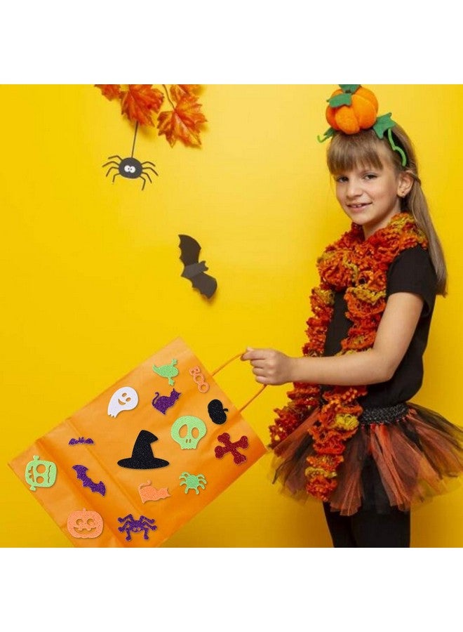 ماكس فن ملصقات إسفنجية لامعة من ماكس فن، 700 قطعة، ملصقات إسفنجية لامعة لعيد الهالوين، ملصقات يدوية الصنع للأطفال، زينة الهالوين، لوازم الحفلات (هالوين) - Image 5