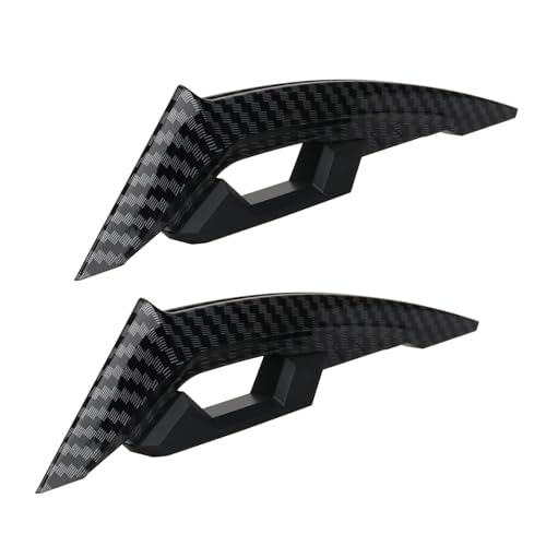 Qurbuns 2 PCS Motorcycle Side Spoilers 724 x 159 Motorcycle ClawShaped Carbon Fiber Aerodynamic Wing Motorbike Side Fairing Winglets Universal Wing Decor for Most Motorcycles Carbon Fiber - Image 1