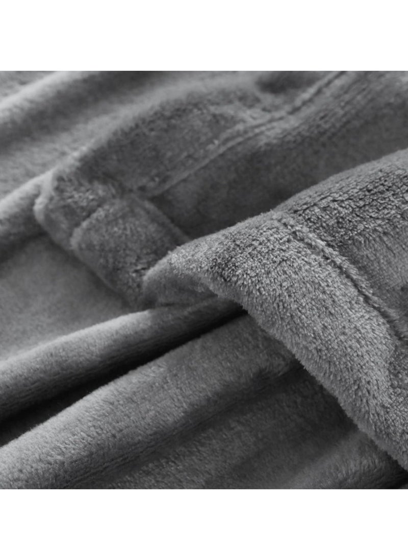 BSB HOME ® 300 GSM Premium Plush Single Blanket for Bed, Sofa, Couch, Travel and Camping AC Blanket | 150x220 cm  | Grey | SOLID MINK - pzsku/Z4A56843DFBE4705EAFECZ/45/_/1735039822/b055c613-8a03-4018-8cc6-febe60fa1533
