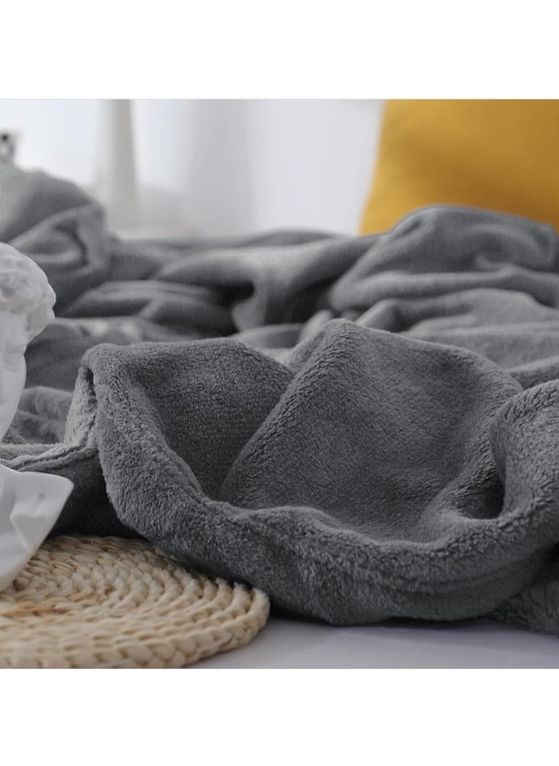BSB HOME ® 300 GSM Premium Plush Single Blanket for Bed, Sofa, Couch, Travel and Camping AC Blanket | 150x220 cm  | Grey | SOLID MINK - pzsku/Z4A56843DFBE4705EAFECZ/45/_/1735039911/89e5af3b-9a61-4c8a-bf09-9f407cc7b8f3