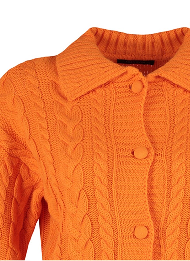 Orange Crop Button Detailed Polo Neck Knitwear Cardigan TWOAW22HI0448 - pzsku/Z4A56855BEE6AA8B11A56Z/45/_/1730941501/0d59fbe2-da68-4056-9b46-b3462a79d08c