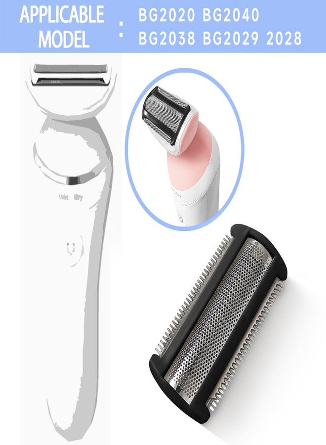 لين مي رأس بديل من رقائق معدنية BG2000 متوافق مع سلسلة Bodygroom 7000 (BG7030/BG7040)، و5000 (BG5025 و3000) - نظام حلاقة رطب/جاف مضاد للحساسية - Image 3