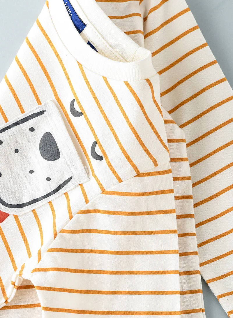 JAM Knit t-shirt with stripes