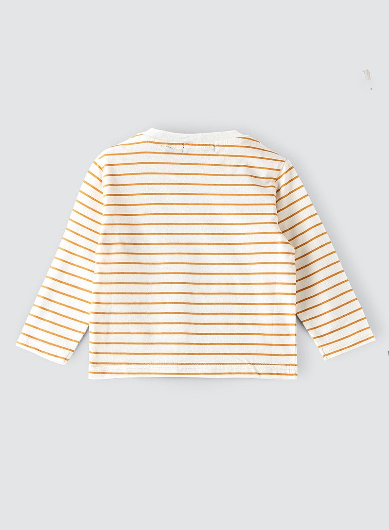 JAM Knit t-shirt with stripes - Image 2