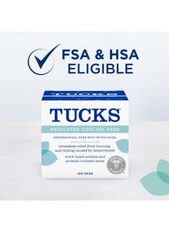 Tucks TUCKS Medicated Cooling Pads, 100 Pads  - Image 2