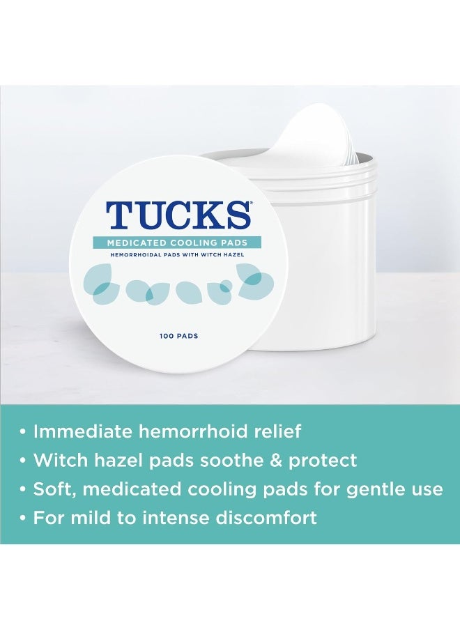 TUCKS Medicated Cooling Pads, 100 Pads - pzsku/Z4A56B6B1B15D09C219ABZ/45/_/1739961872/24815a05-21e3-471f-bdb5-55c5f3f14f08