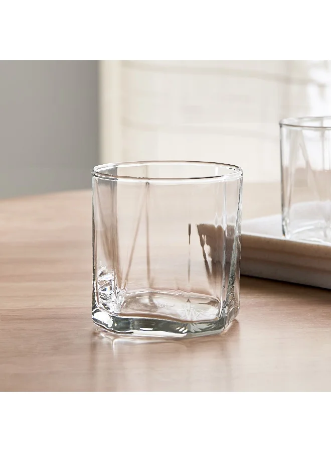 Home Box Ocean Pyramid Rock 3-Piece Glassware Set - 330 ml