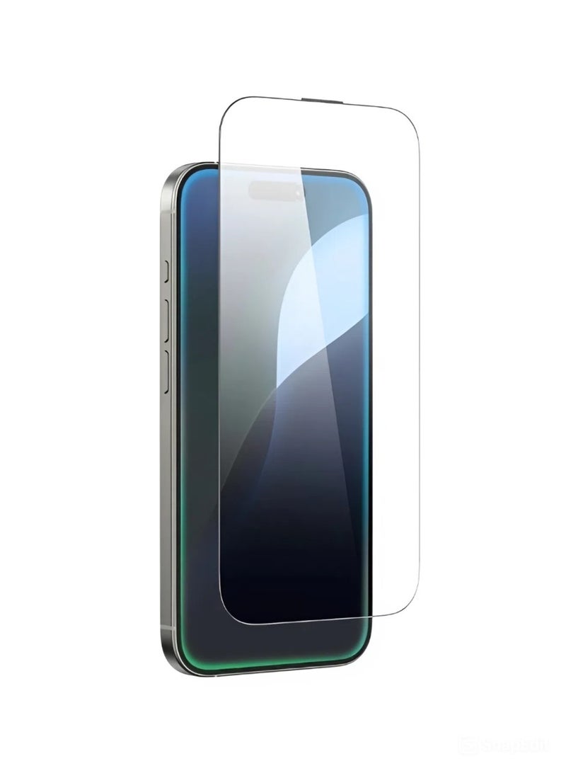S-TOP Screen protection for iPhone 14 Pro, a layer of tempered glass without black edges, complete protection for your phone’s screen against breakage and glare from S-TOP - Image 1