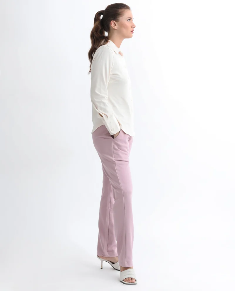 Rareism Women's Ankle-Length Straight Fit Trackpants