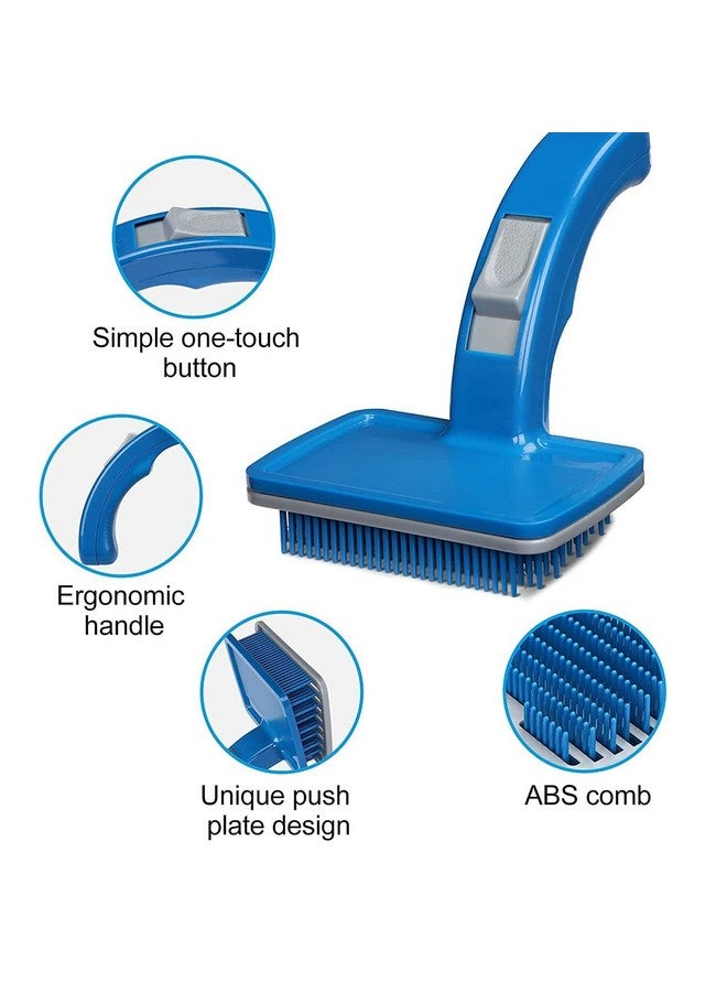 إيميلي بيتس مجموعة من 2 قفاز تنظيف الحيوانات الأليفة Slicker Brush للكلاب والقطط التي تتساقط شعرها من سلالات صغيرة ومتوسطة وكبيرة، قفاز تدليك بخمسة أصابع للكلاب والقطط (عبوة من قطعتين - متعدد الألوان) - Image 2